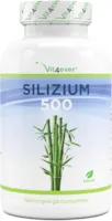 Vit4ever  - Silizium - 180 Kapseln mit 500 mg organisches Silicium pro Tag - Premium: Natürlich gewonnen aus Bambusextrakt - Hochdosiert - Vegan - Laborgeprüft