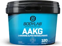 Produktbild von Bewertung Bodylab24 AAKG 120 Kapseln Arginin-Alpha-Ketoglutarat hochdosiert Pre-Workout Supplement geschmacksneutral zuckerfrei