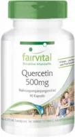 Produktbild von Bewertung fairvital  Quercetin 500mg Kapseln HOCHDOSIERT VEGAN 90 Kapseln Antioxidans