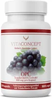 Produktbild von Bewertung VITACONCEPT OPC Traubenkernextrakt Kapseln hochdosiert 240 vegane Kapseln 100% natürliches Antioxidans laborgeprüft in Deutschland