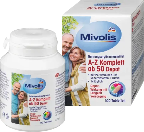 Produktbild von Bewertung Mivolis A-Z Komplett Depot ab 50 Tabletten 100 St 150 g