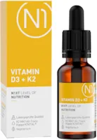 N1 Vitamin D3 K2 Tropfen - 1 Tropfen pro Tag - 735 Tropfen Premium D3K2: 99,7+% All-Trans (K2VITAL® von Kappa) + hoch bioverfügbares D3 - Laborgeprüft, hochdosiert, flüssig, optimal dosiert