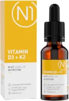 Produktbild von N1 Vitamin D3 K2 Tropfen - 1 Tropfen pro Tag - 735 Tropfen Premium D3K2: 99,7+% All-Trans (K2VITAL® von Kappa) + hoch bioverfügbares D3 - Laborgeprüft, hochdosiert, flüssig, optimal dosiert