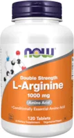 Bewertung Now Foods Double Strength L-Arginine 1.000mg 120 vegane Tabletten Aminosäure Laborgeprüft Glutenfrei Sojafrei Gentechnikfrei