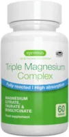 Produktbild von Bewertung Igennus Healthcare Nutrition Dreifach Magnesiumkomplex aus Magnesium Glycinat Magnesiumcitrat Magnesium Taurate verträgliche Magnesium Tabletten Vegan 60 Tabletten von Igennus