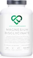 Love Life Supplements - Magnesium Bisglycinate, chelatiertes Magnesium, hohe Bioverfügbarkeit, 240 Kapseln