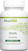 Produktbild von PlusVive, Natriumselenit und Selen Methionin Tabletten, 100 µg, 365 Tabletten