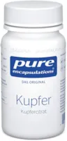 Produktbild von Bewertung Pure Encapsulations Kupfer (Kupfercitrat) Spurenelement Kupfer für Haut & Haare Immunsystem Nevernsystem und Energiestoffwechsel 60 vegane Kapseln