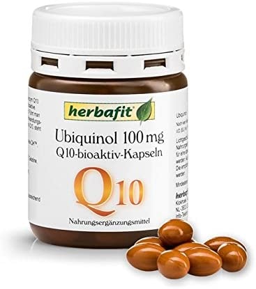Produktbild von Herbafit - Ubiquinol 100 mg Q10 bioaktiv 75 Kapseln