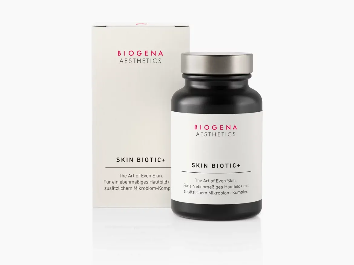 Produktbild von Bewertung BIOGENA AESTHETICS Skin Biotic Darmbakterien unterstützt mit Zink und Kupfer deine Haut