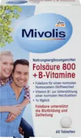 Produktbild von Bewertung Mivolis Folsäure 800 B Vitamine Tabletten 60 Stück