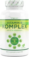 Produktbild von Vit4ever Vitamin B Komplex 500 Tabletten - Alle 8 B-Vitamine in 1 Tablette - Vitamin B1, B2, B3, B5, B6, B12, Biotin & Folsäure - Laborgeprüft - Premium Qualität - Vegan