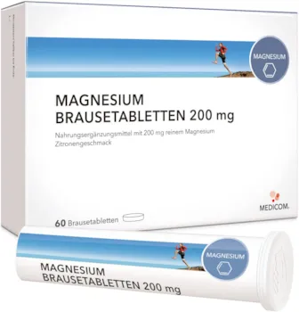 Produktbild von MEDICOM NOBILIN Magnesium 60 Brausetabletten – VEGAN – 200 mg reines Magnesiumcarbonat mit fruchtigem Zitronengeschmack • 2-Monatsvorrat • Bekannt aus Ihrer APOTHEKE