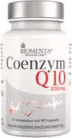Produktbild von BIOMENTA Coenzym Q10 – 200 mg Ubichinon je Kapsel – 90 vegane Coenzym Q10 Kapseln hochdosiert für 3 Monate