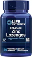 Produktbild von Bewertung Life Extension Enhanced Zinc Lozenges (Zink-Lutschtabletten), mit Pfefferminz-Geschmack