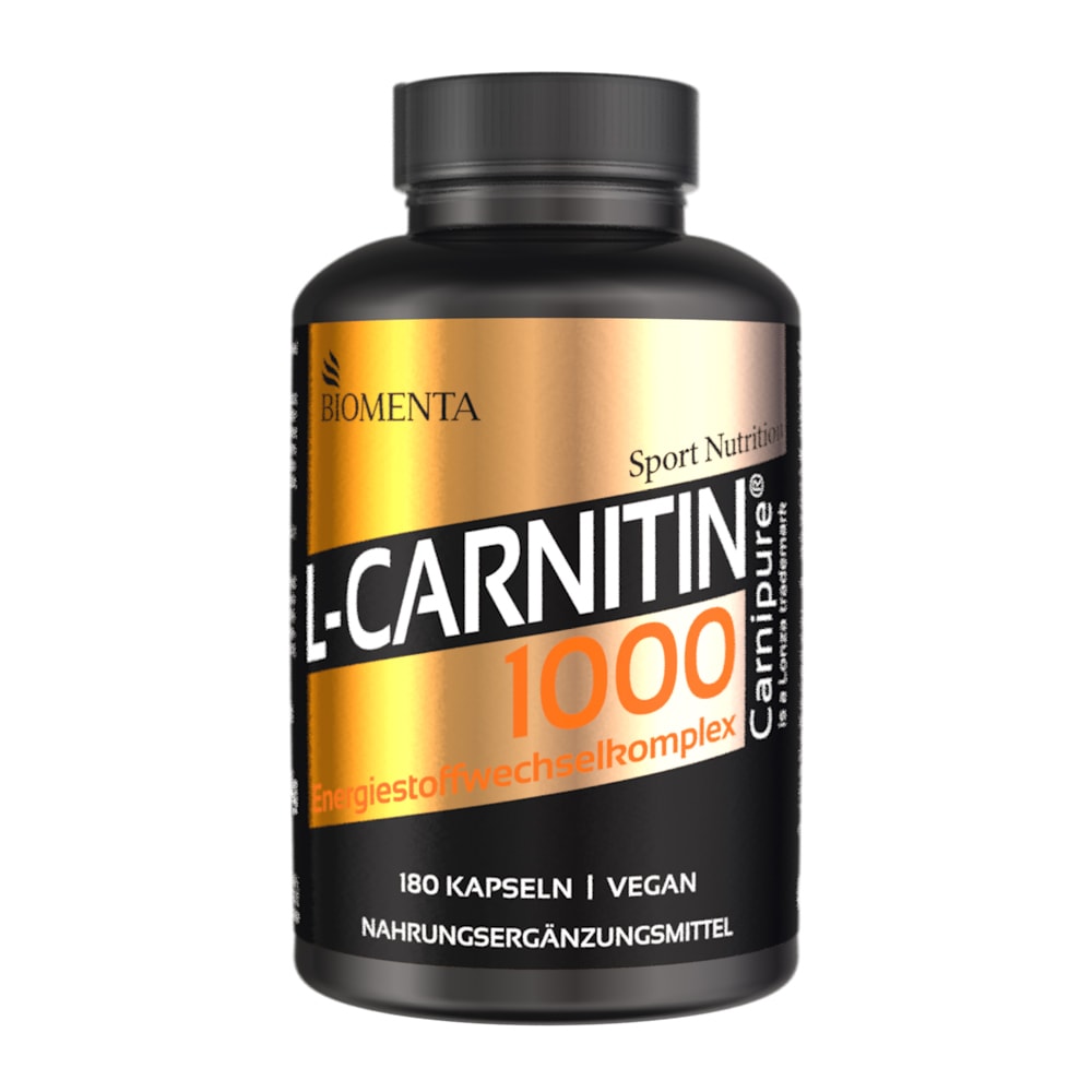 Produktbild von Bewertung BIOMENTA L-Carnitin 1000 Energiestoffwechselkomplex