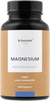 Produktbild von B.honest inside - Magnesium Kapseln - Hochdosiert - 365 Kapseln (12 Monate) - 400mg elementares Magnesium pro Kapsel - Vegan, laborgeprüft