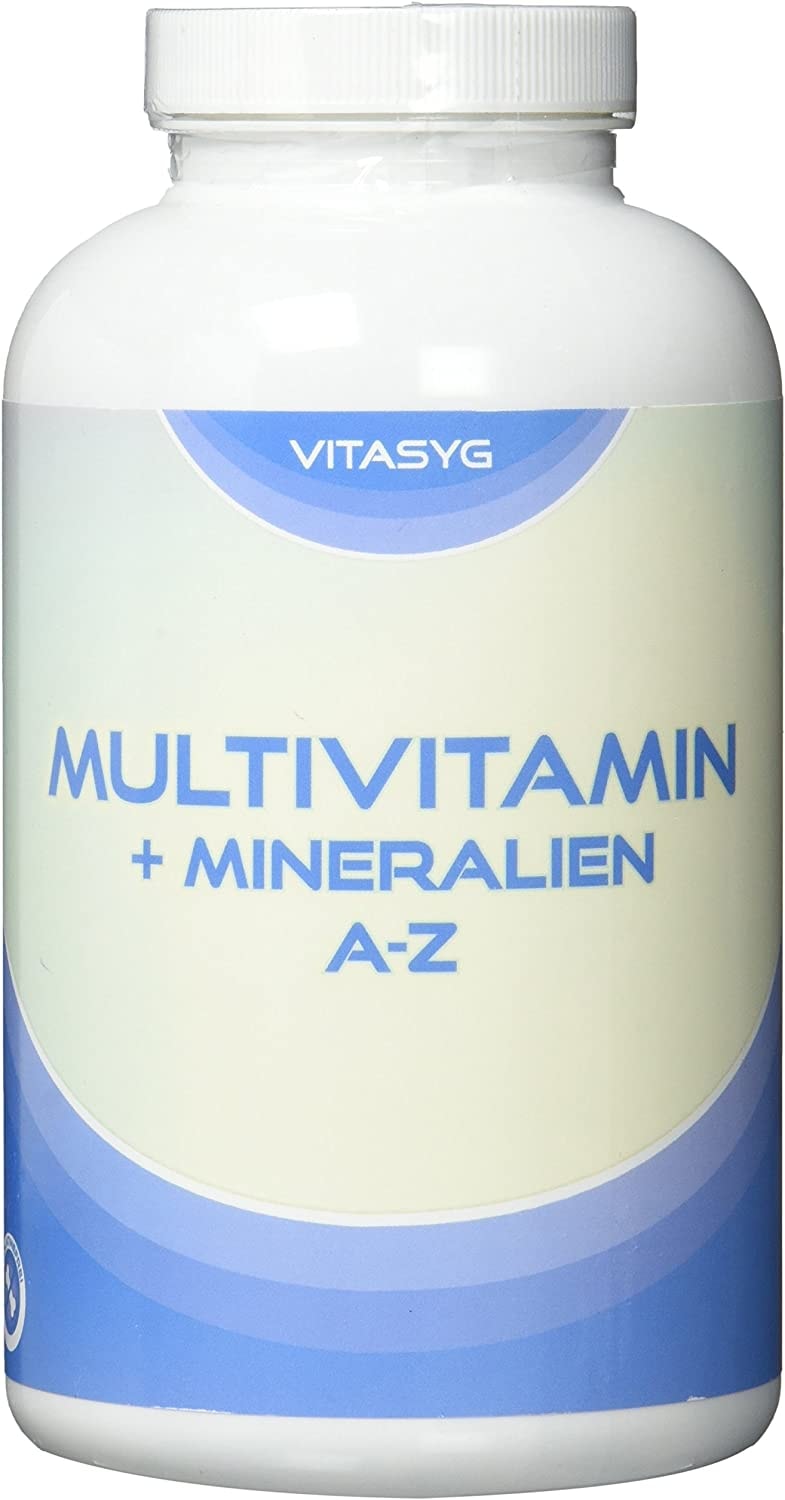 Produktbild von Vitasyg Multivitamin - 365 Tabletten - Jahresvorrat - 1 Tablette täglich, 1er Pack (1 x 475 g)