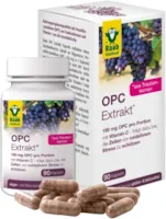 Produktbild von Bewertung Raab Vitalfood OPC Extrakt Kapseln, 90 Stück vegan & glutenfrei Oligomere Proanthocyanidine aus Traubenkernen Extrakt
