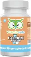 Produktbild von Bewertung Vitamineule Calcium Kapseln hochdosiert vegan & ohne Zusatzstoffe - Qualität aus Deutschland - 100% reines Calciumcarbonat Pulver - kleine Kapseln statt große Kalzium & Calzium Tabletten - Vitamineule®