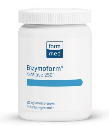 Produktbild von Bewertung FormMed Enzymoform® Katalase 250+ Kapseln Eliminierung von schädlichem Wasserstoffperoxid (H2O2) Natriumhydrogencarbonat Basisch Artikel-Nr. 2000.1812