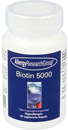 Produktbild von Allergy Research Group Vitamin B7 Biotin 5000 60 Kapseln