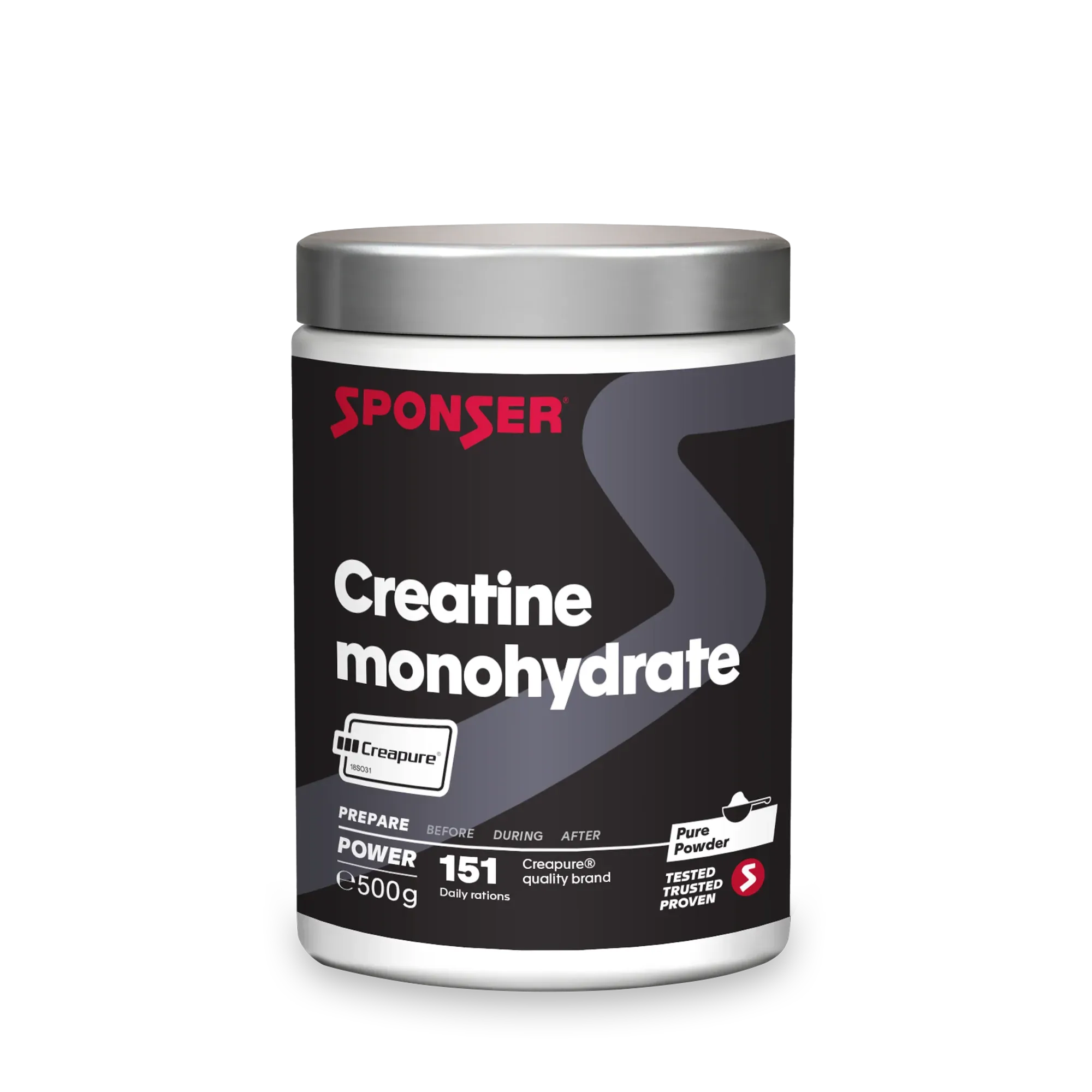 Produktbild von Bewertung Sponser CREATINE MONOHYDRATE Neutral 100% reines Kreatin Creapure® Kreatinmonohydrat