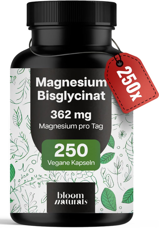 Produktbild von Bewertung Bloom Naturals Magnesium Bisglycinat