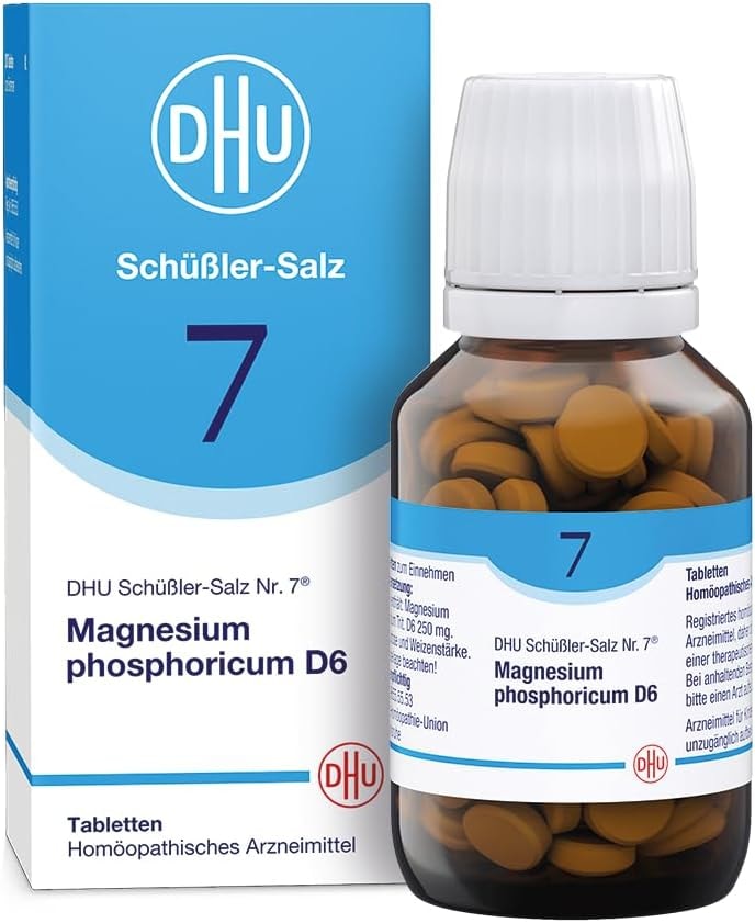 Produktbild von Bewertung DHU Schüßler-Salz Nr. 7 Magnesium phosphoricum D6 Das Mineralsalz der Muskeln und Nerven das Original umweltfreundlich im Arzneiglas 200 St. Tabletten