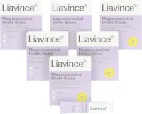 Produktbild von Bewertung Liavince Magnesiumcitrat Direkt Sticks 180 Sticks je 187,5 mg Magnesium Orangen Zitronen Geschmack Zuckerfrei Glutenfrei Laktosefrei Vegan Schnelle Magnesium-Versorgung