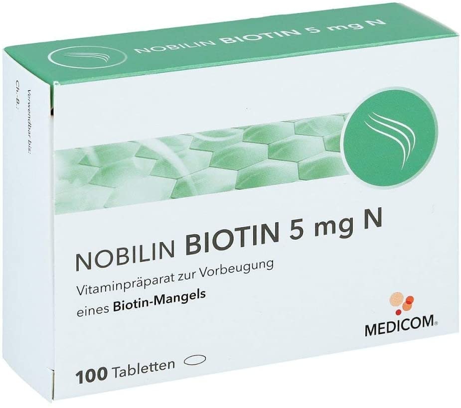 Produktbild von NOBILIN Biotin 5 mg N Tabletten 100 St