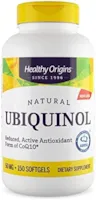Produktbild von Healthy Origins, Natural Ubiquinol, CoQ10, 50mg, 150 Weichkapseln, Laborgeprüft, Glutenfrei, Sojafrei, Ohne Gentechnik