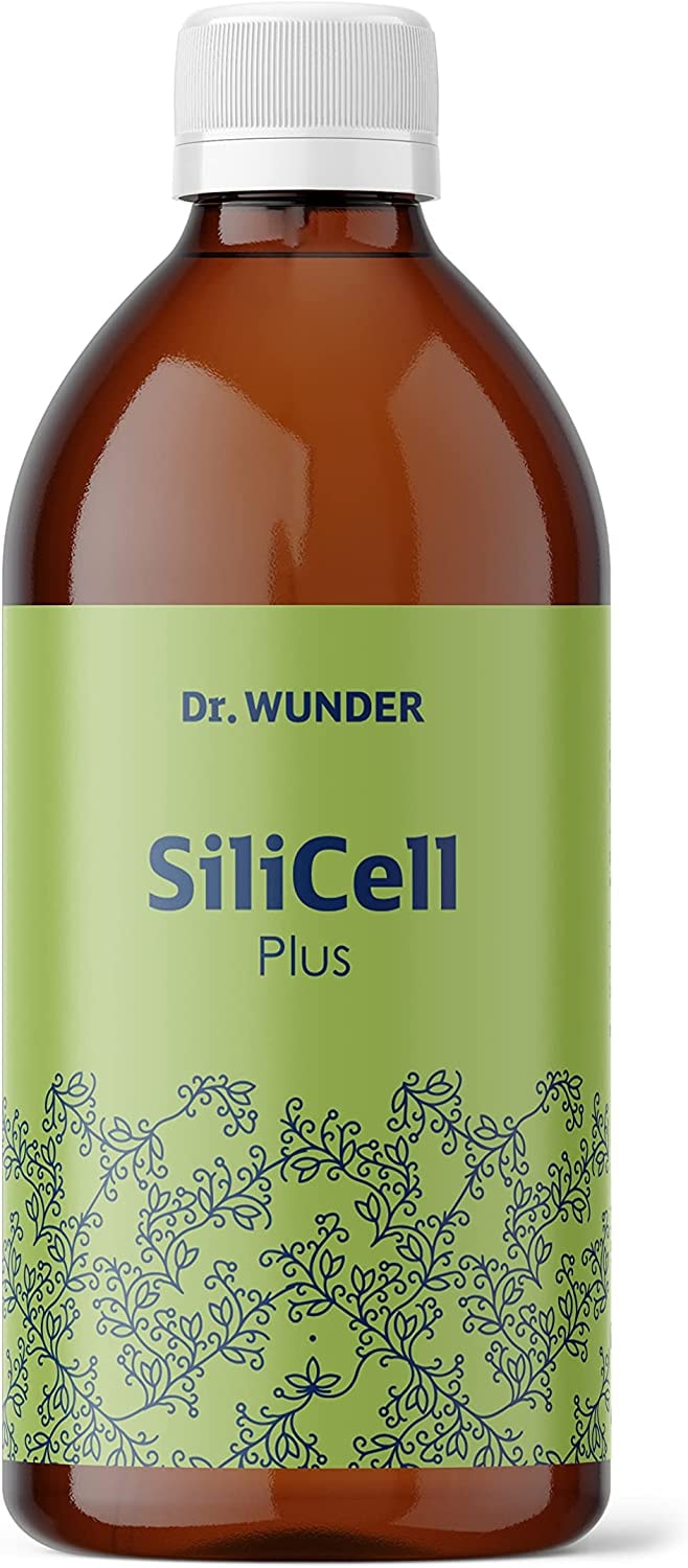 Produktbild von Dr. Wunder® SiliCell Plus Zink hoch konzentriertes organisches Silizium (Kieselsäure) 500ml aus dem Schachtelhalm für starke Knochen, Gelenke und Sehen - für schöne Haut, Haare und Nägel