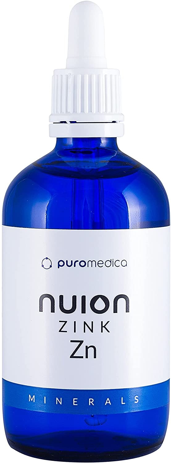 Produktbild von NUION Flüssiges Zink | Zink Immunität | Leichte Dosierung mit Pipette, Hohe Aufnahmefähigkeit, für Stoffwechsel, Immunsystem, Haar und Nägel, Veganes Produkt, Tropfen, 100ml, 200 Dosen