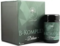 Produktbild von Labevie Vitamin B-Komplex Deluxe I Einzigartige 12in1 Kombination I Alle 8 B-Vitamine, 3 Cofaktoren (PABA, Inositol, Cholin) und MSM I Inklusive gratis Sticker und 60 Tage Gesundheits-Challenge