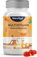 GloryFeel - Multivitamin Fruchtgummis für Kinder & Erwachsene - Mit Premium K2VITAL®, Vitamin C, D, B12, Biotin & Zink - Essentielle Vitamine & Mineralstoffe von A-Z - Laborgeprüft in Deutschland hergestellt