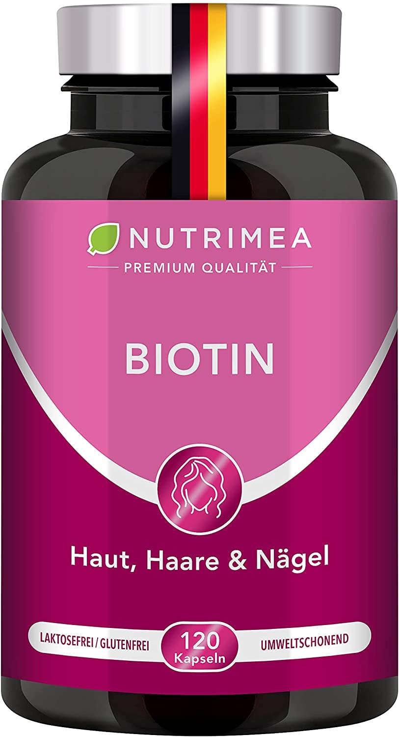 Produktbild von Plastimea Vitamin B7 BIOTIN Haar Vital + Zink & Selen für gesunde Haut, Haare & Nägel | In Deutschland hergestellt & laborgeprüft - 4-MONATIGE INTENSIV-KUR mit nur 1 Kapsel täglich - 100% Vegan & Ohne Zusätze