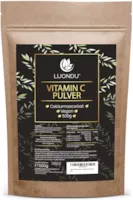 Produktbild von Luondu Vitamin C Pulver hochdosiert 500g Premium Calciumascorbat aus pflanzlicher Fermentation & gepuffert (pH-neutral, säurefrei und magenschonend) - Laborgeprüft - Vegan - Ohne unerwünschte Zusätze
