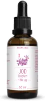 Produktbild von Sinoplasan - Jod Tropfen 150 µg - 50 ml - 1100 Tropfen - alkoholfrei und vegan - SinoPlaSan AG