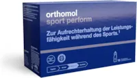Produktbild von Bewertung Orthomol Sport perform Elektrolyte für Leistungsfähigkeit während des Sports mit Vitamin B12, Magnesium und Calcium Granulat à 16 Tagesportionen