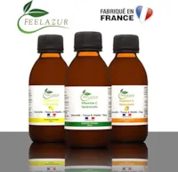 Produktbild von FEELAZUR Liposomales Vitamin C Flüssig 150ml Alkoholfrei für Erwachsene & Kinder Mit 1000mg reinem Vitamin am Tag Made in France