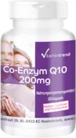Produktbild von Vitamintrend - Co-Enzym Q10 200 mg - 30 Kapseln, hochdosiert, Monatspackung, vegan | Vitamintrend