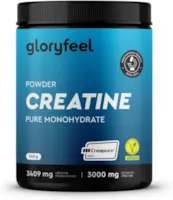 Produktbild von Bewertung GloryFeel Creatin Monohydrat 500g Creapure 99,99% reines Mikronisiertes Pulver 146 Portionen Kreatin Monohydrat Premium Rohstoff aus Deutschland Laborgeprüft in Deutschland hergestellt