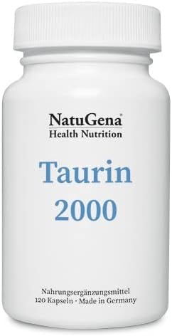 Produktbild von Bewertung NatuGena Taurin 2000 hochdosiertes Taurin 120 Kapseln 1 Monats Packung