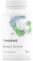 Produktbild von Bewertung Thorne Acetyl-L-Carnitine 500mg unterstützt die Gehirnfunktion und gesunde Nervenempfindungen in den Händen und Füßen 60 Kapseln