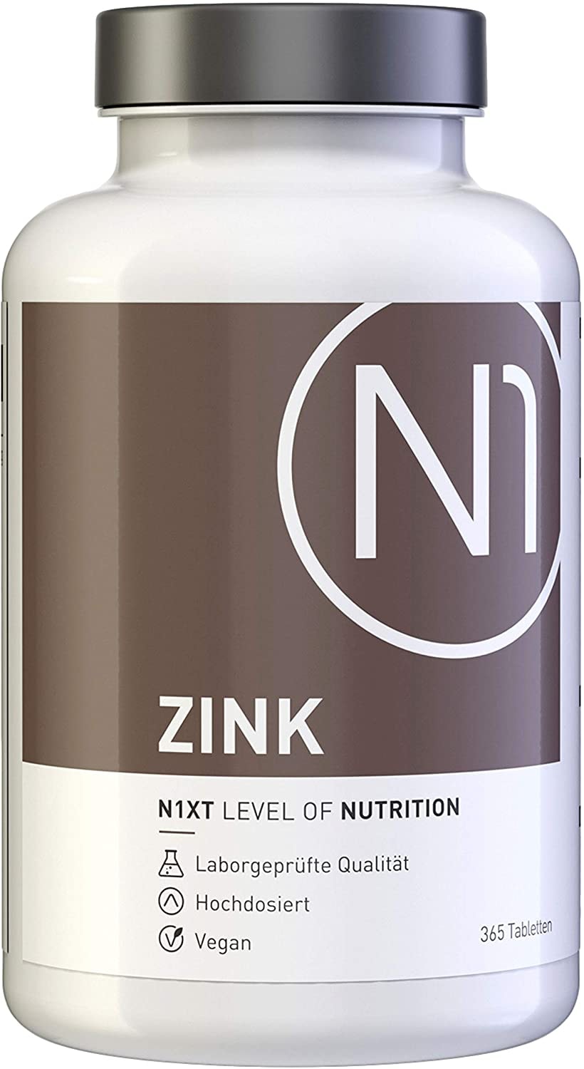 Produktbild von unsysteN1 ZINK 25mg vegane Tabletten - [365 St. Jahresvorrat] - nur 1x täglich - Zink Hochdosiert für das Immm - beste Bioverfügbarkeit - Apothekenprodukt - Laborgeprüft - laktosefrei und glutenfrei