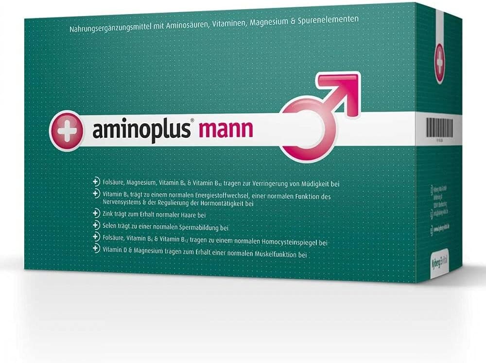 Produktbild von Bewertung Kyberg Vital GmbH aminoplus mann