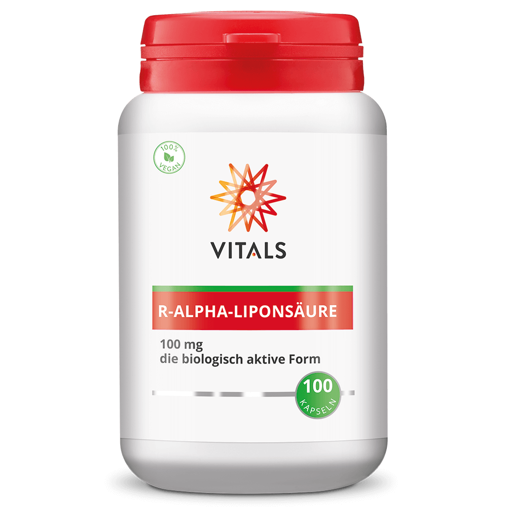 Produktbild von Bewertung VITALS R-ALPHA-LIPONSÄURE Kapseln biologisch aktive Form Bio-enhanced® Natrium-R-Lipoat Artikelnummer V2115