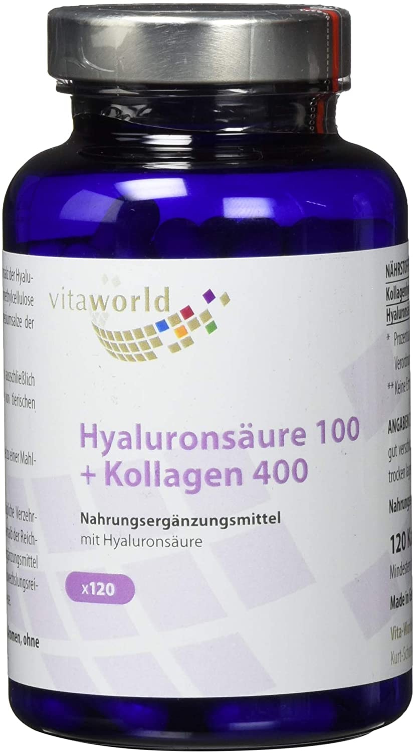 Produktbild von Vita World - HYALURONSAEURE 100+KOLL400, 120 St