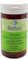 Produktbild von BioPräp Coenzym Q10 L-Carnitin Combi Kapseln | 90 Zellulose Kapseln